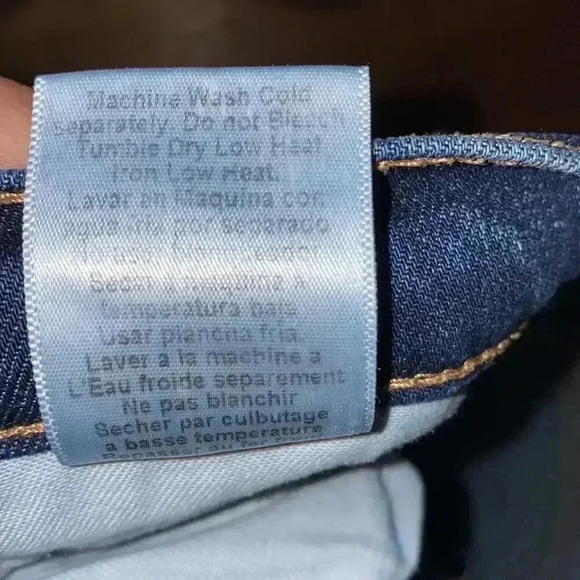 Current/Elliott The High Waist Ankle Skinny Indigo Dusk Destroy women's size 26 - Picture 6 of 10